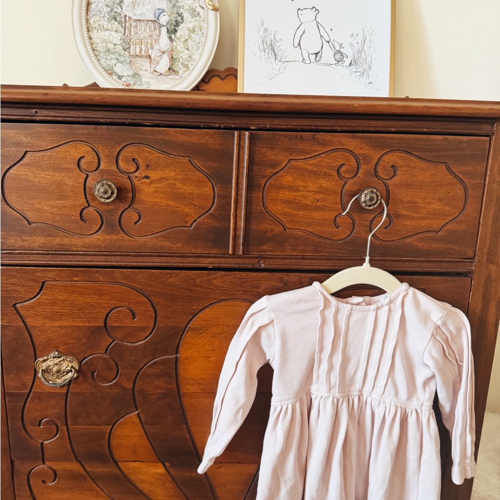 Kate Quinn Soft Pink Baby Dress